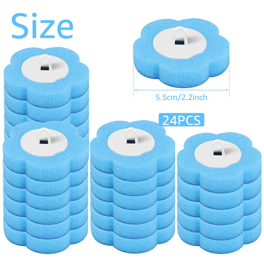 New Toilet Brush Disposable Replacement Head Cleaning Kit with Lengthened Handle Auto Lid Opening Toilet Bowl Cleaner Pad Kit