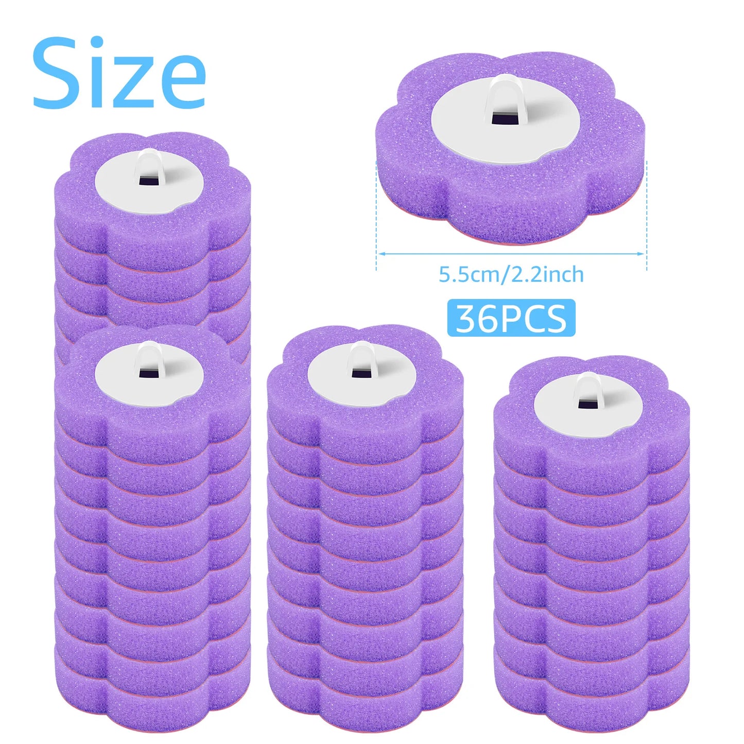 New Toilet Brush Disposable Replacement Head Cleaning Kit with Lengthened Handle Auto Lid Opening Toilet Bowl Cleaner Pad Kit