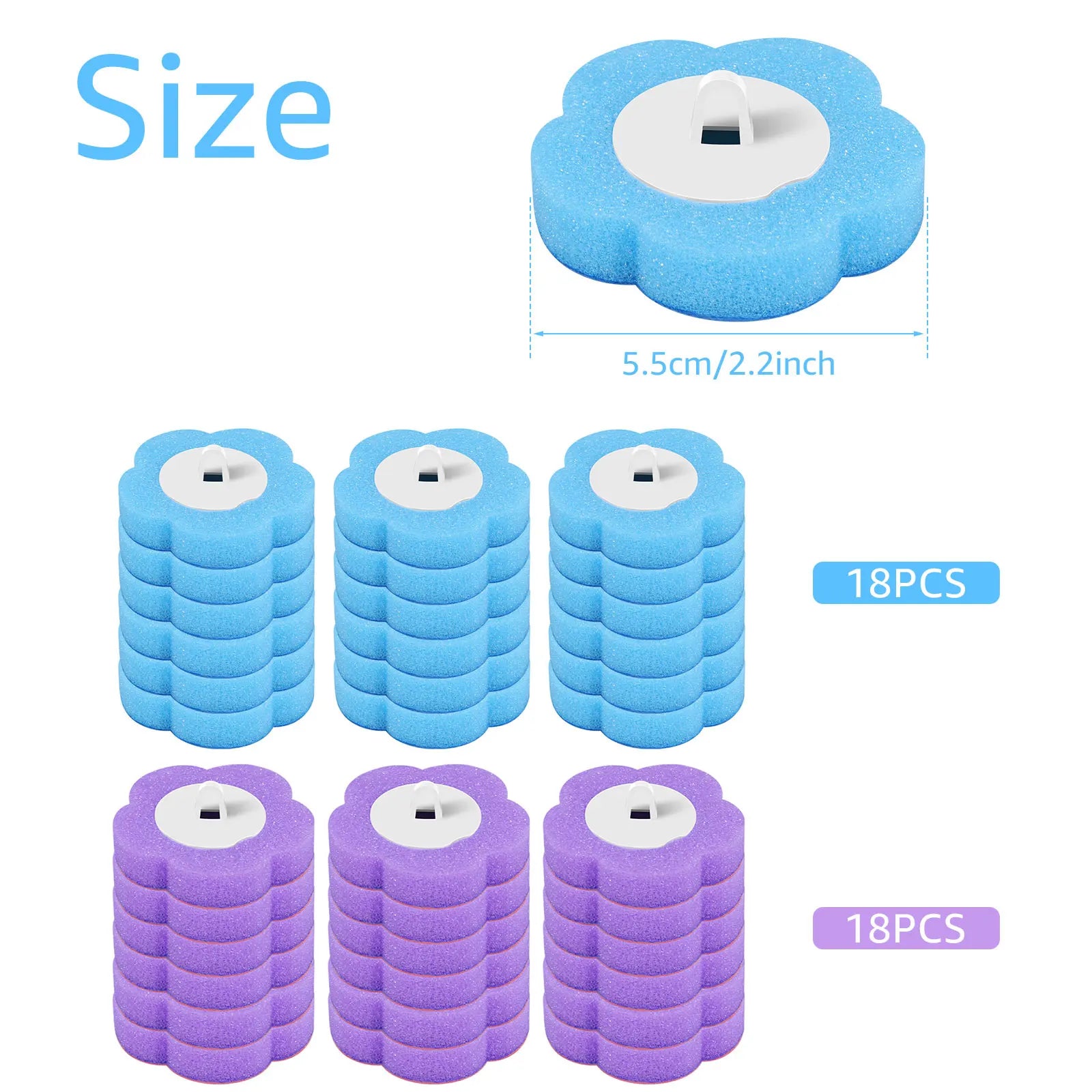 New Toilet Brush Disposable Replacement Head Cleaning Kit with Lengthened Handle Auto Lid Opening Toilet Bowl Cleaner Pad Kit